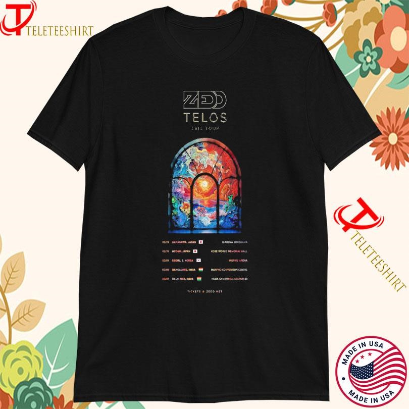 Zedd Telos Shirt, Zedd Telos Asia Tour 2025 T-Shirt