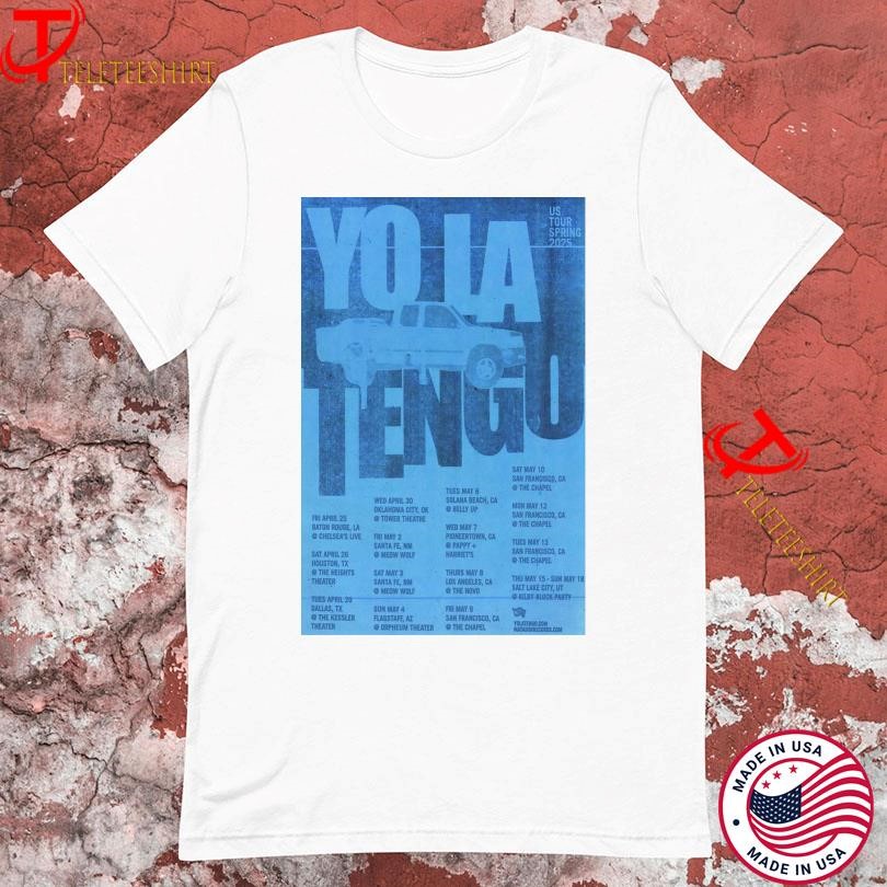 Yo La Shirt, Yo La Tengo Us Tour Spring 2025 T-Shirt