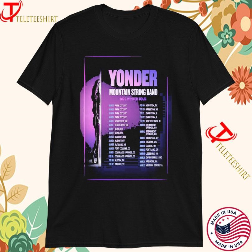 Yonder Mountain Shirt, Yonder Mountain String Band Winter Tour 2025 T-Shirt