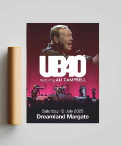 Ub40 Featuring Shirt, Ub40 Featuring Ali Campbell Summer 2025 Tour Dreamgate Margate Print