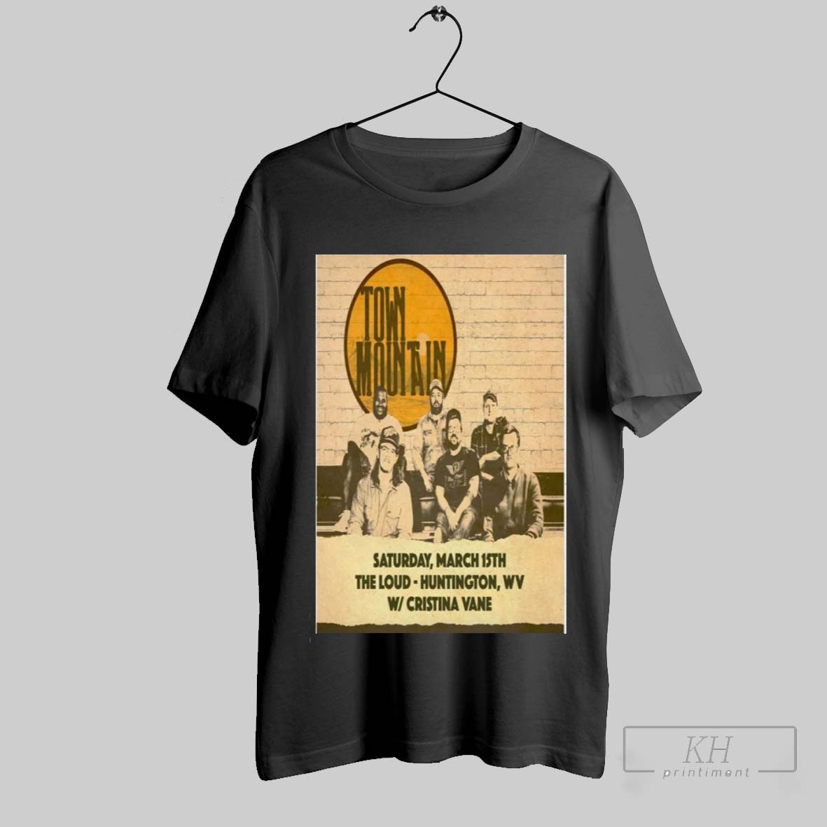 Town Mountain Shirt, Town Mountain Tour On Mar 15 2025 At The Loud In Huntington Wv T Shirt