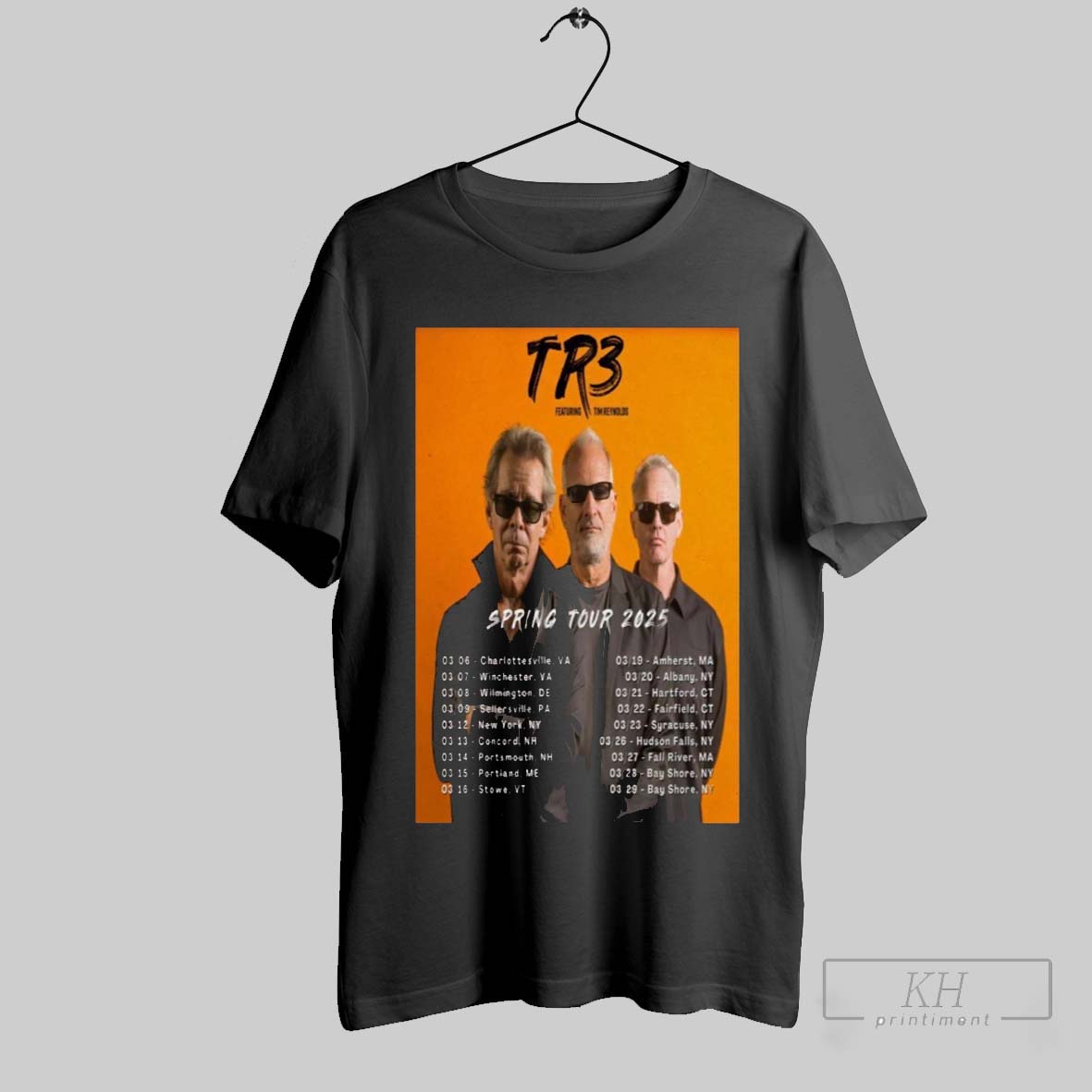 Tr3 Spring Shirt, Tr3 Spring Tour Feb 2025 T Shirt