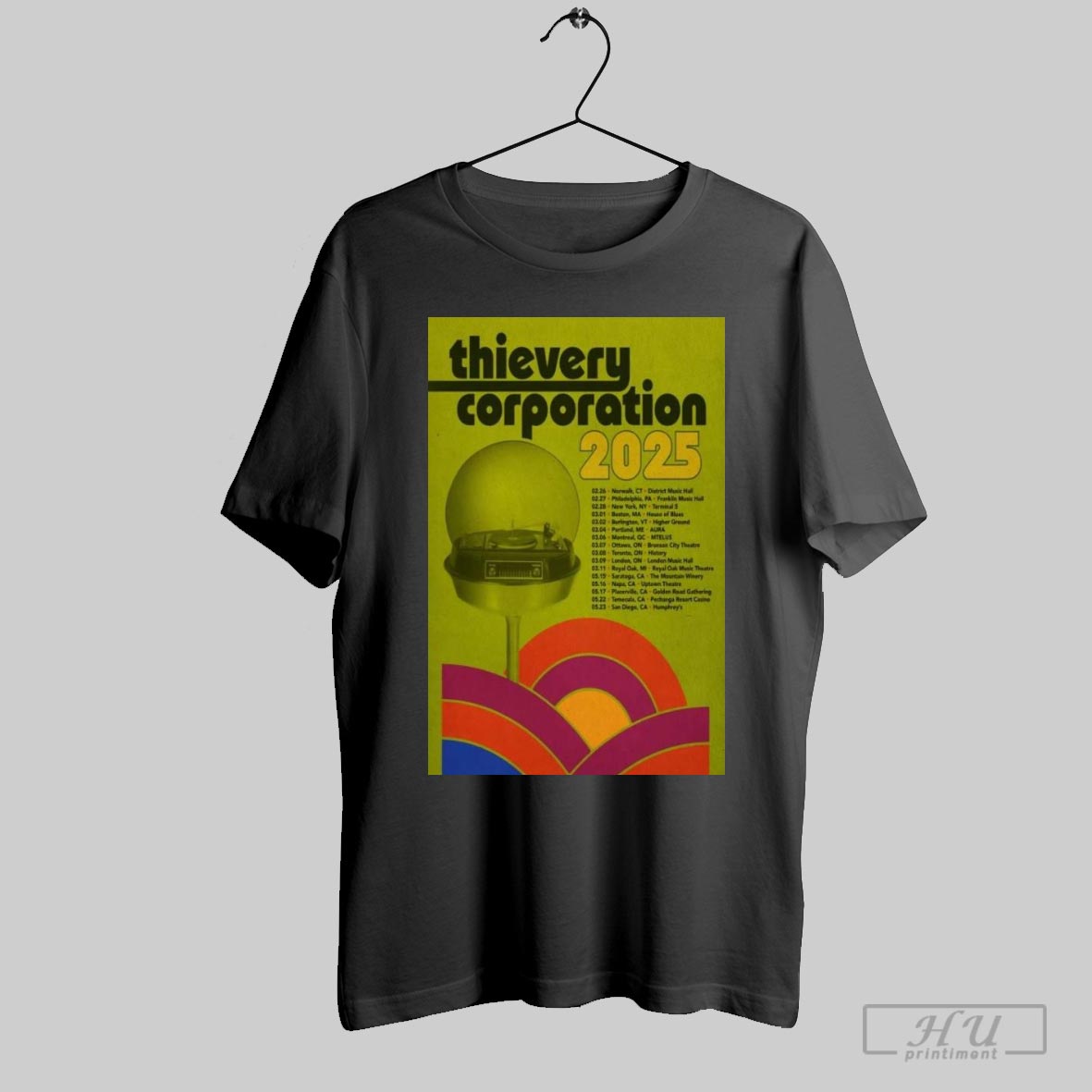 Thievery Corporation Shirt, Thievery Corporation Fall Tour 2025 Shirt