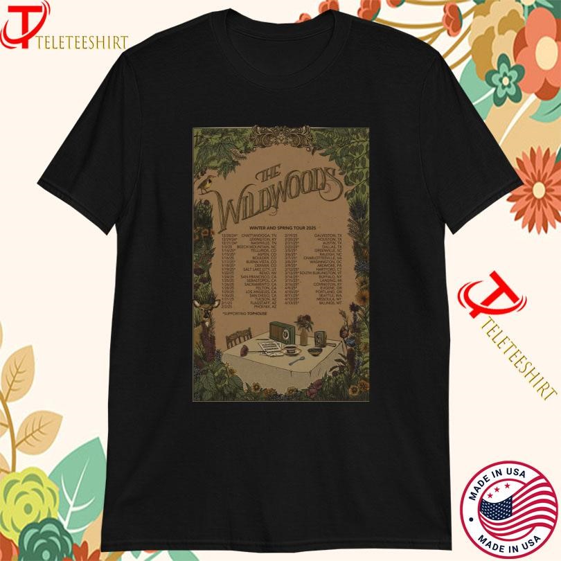 The Wildwoods Shirt, The Wildwoods Winter And Spring Tour 2025 T-Shirt