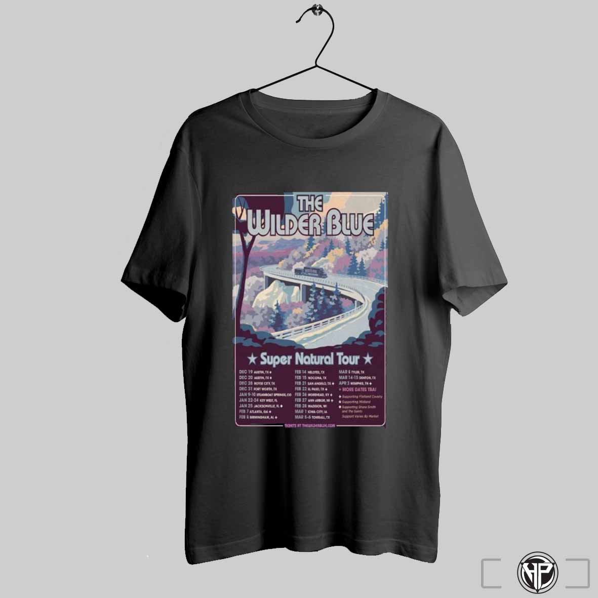 The Wilder Shirt, The Wilder Blue Super Natural Tour 2025 Shirt Trendy Sweatshirt