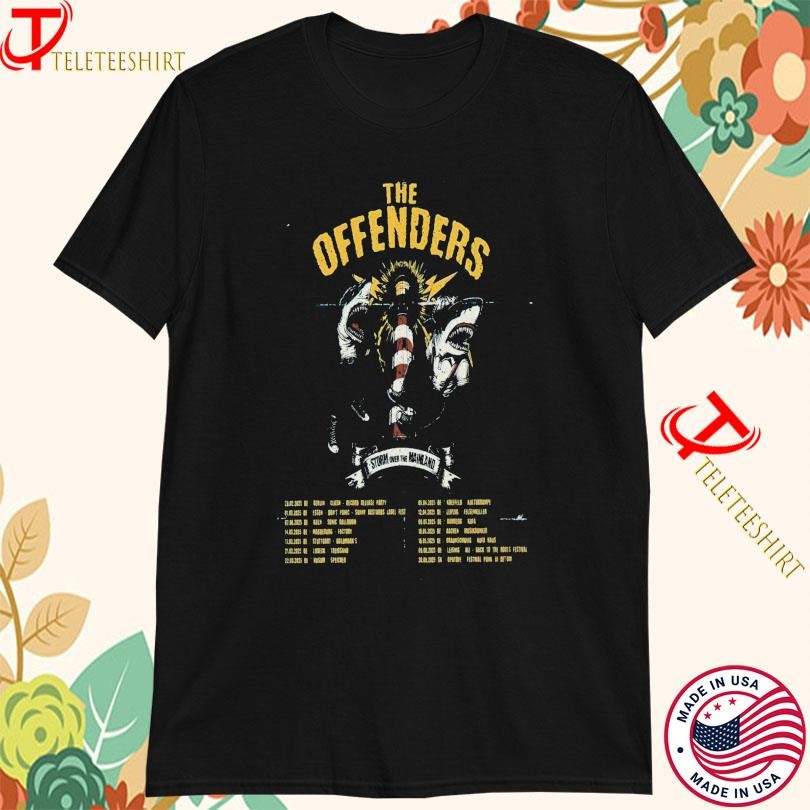 The Offenders Shirt, The Offenders Storm Over The Mainland Tour 2025 T-Shirt