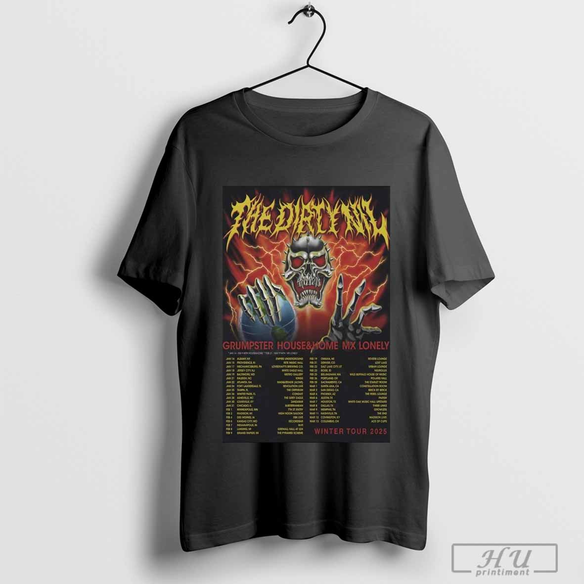The Dirty Shirt, The Dirty Nil Winter Tour 2025 T Shirt
