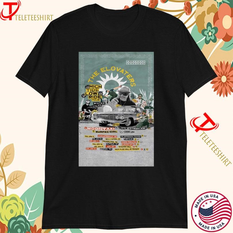 The Elovaters Shirt, The Elovaters High Tide Low Ride Tour Winter 2025 T-Shirt