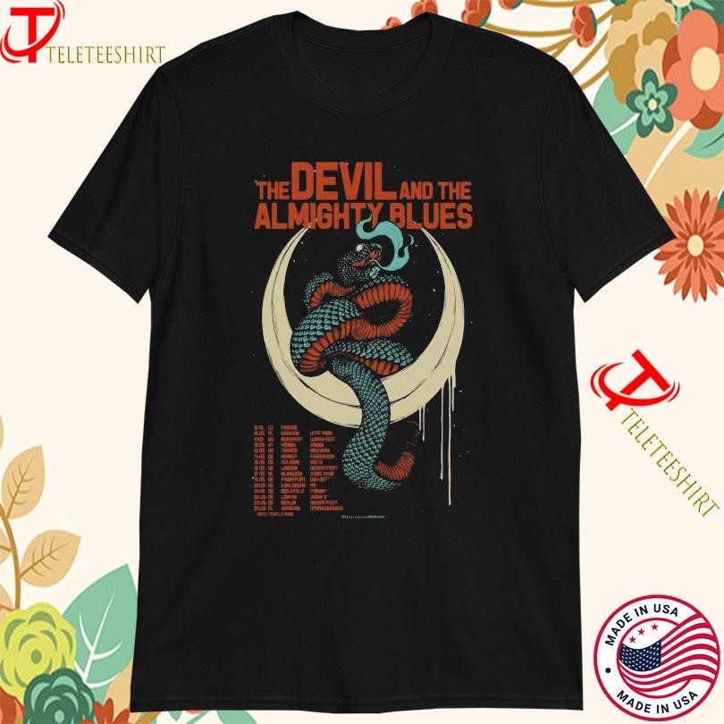 The Devil Shirt, The Devil And The Almighty Blues United Kingdom Tour 2025 T-Shirt
