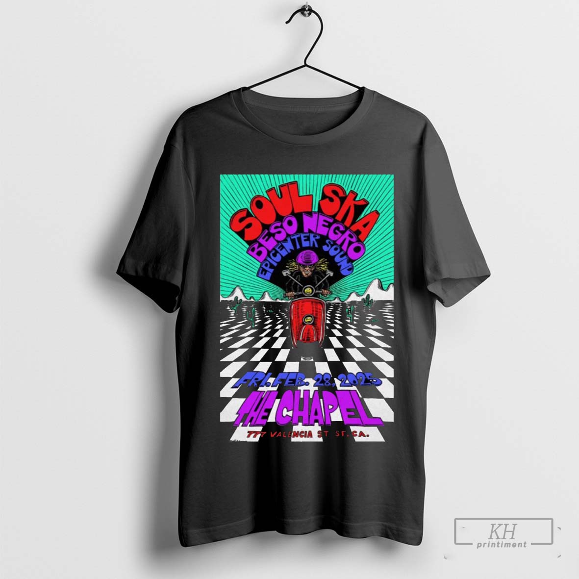 Soul Ska Shirt, Official Soul Ska The Chapel In San Francisco Ca Feb 28 2025 Tour T Shirt
