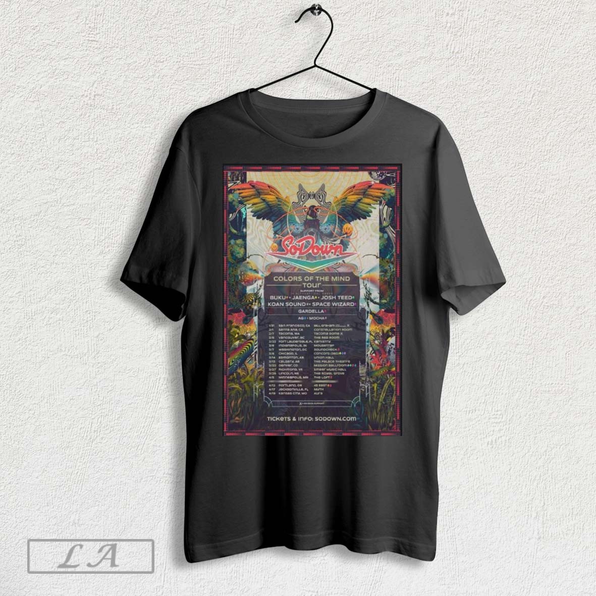 Sodown Colors Shirt, Sodown Colors Of The Mind Tour 2025 Shirt 3