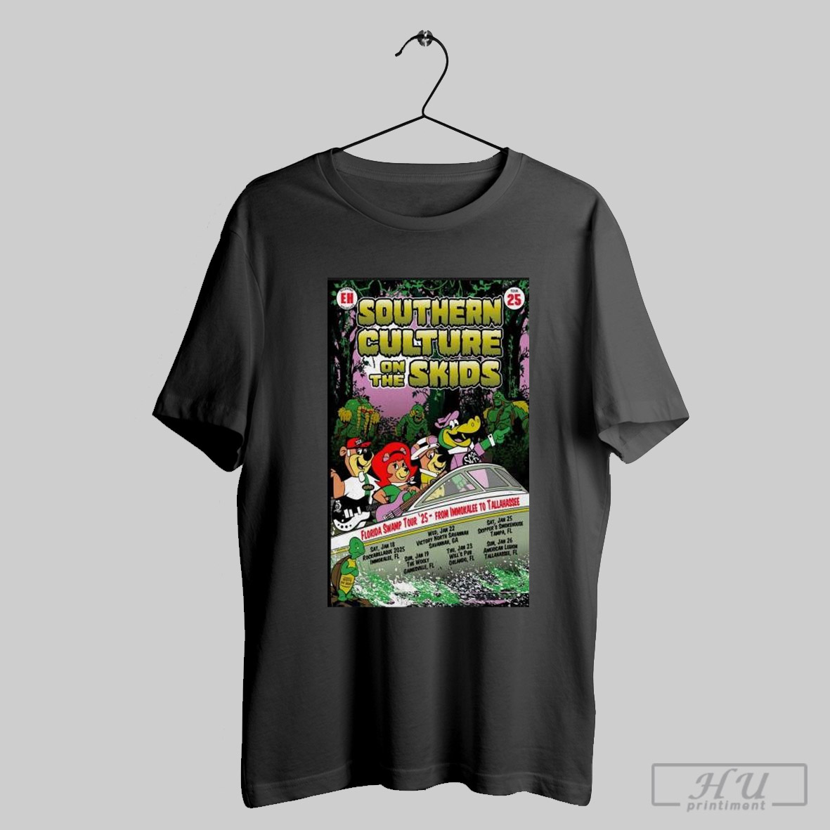 Southern Culture Shirt, Southern Culture On The Skids Florida Swamp Tour 2025 T Shirt