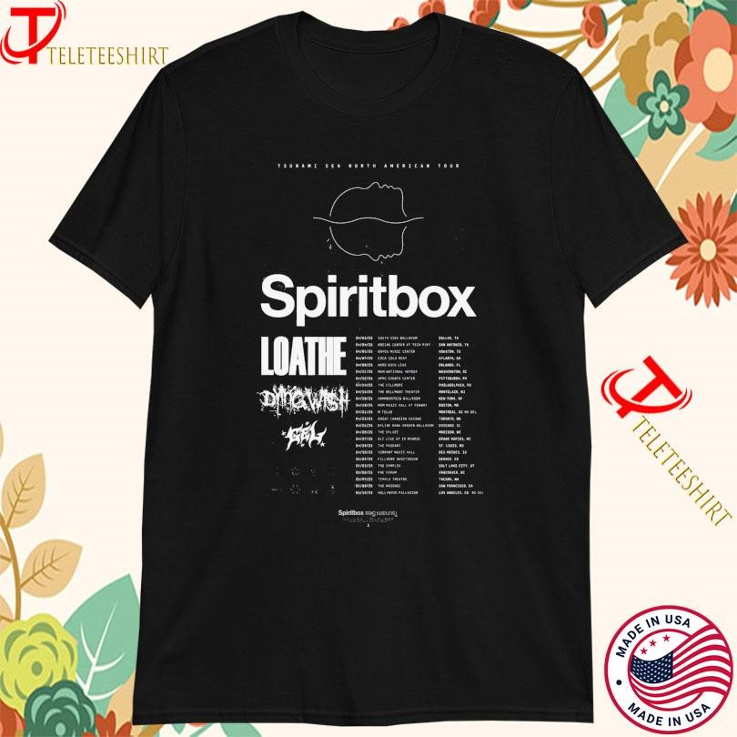 Spiritbox Loathe, Shirt, Spiritbox Loathe, Dying Wish + Gel Tour Headlining 2025 T-Shirt