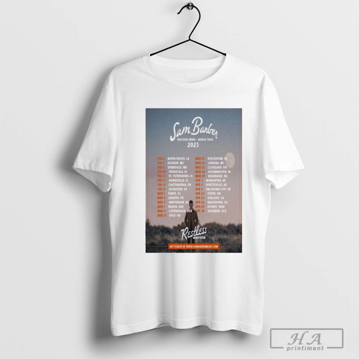 Yo La Shirt, Yo La Tengo Us Tour Spring 2025 T-Shirt