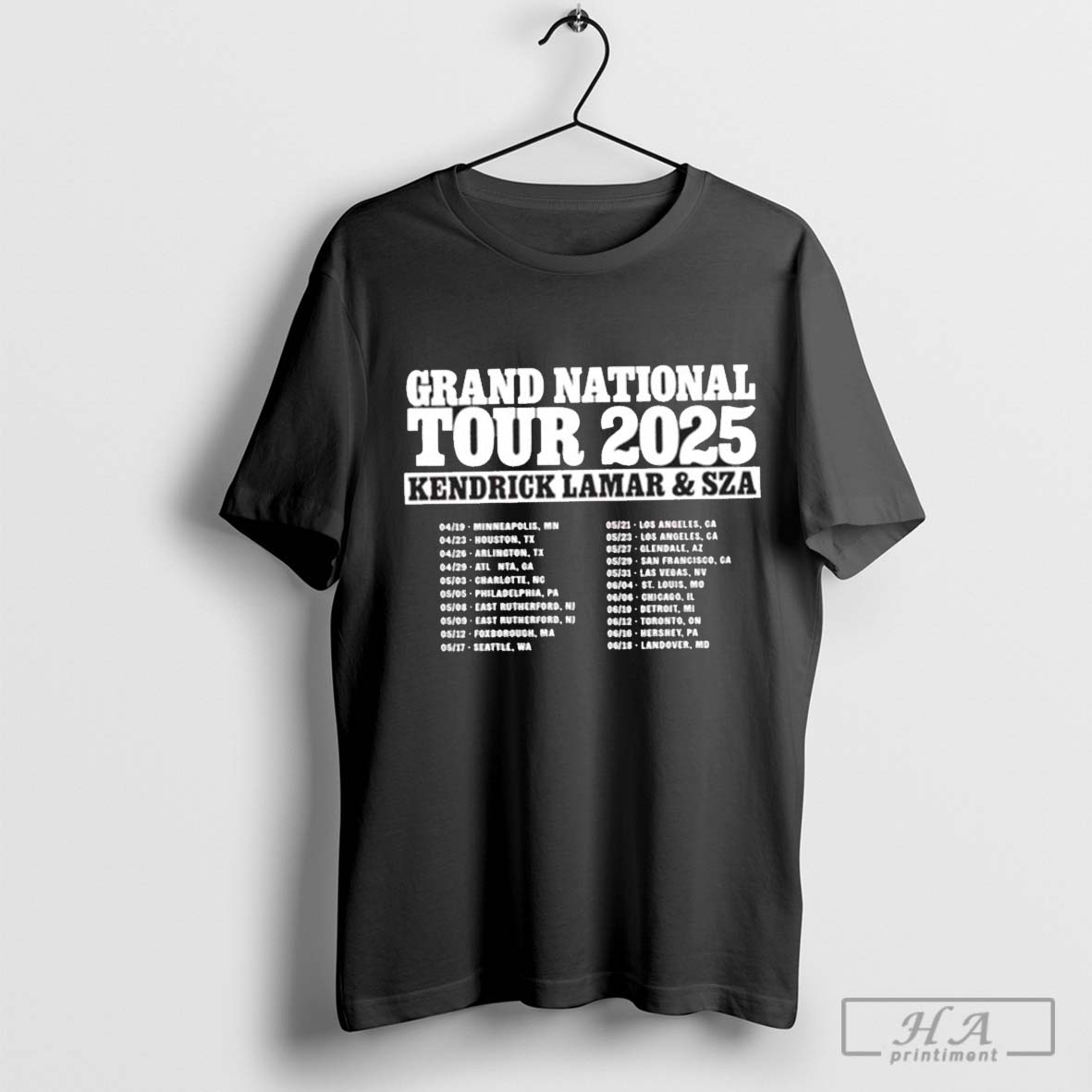 New Kendrick Lamar And Sza Grand National Shirt, Kendrick Lamar 3 T-Shirt