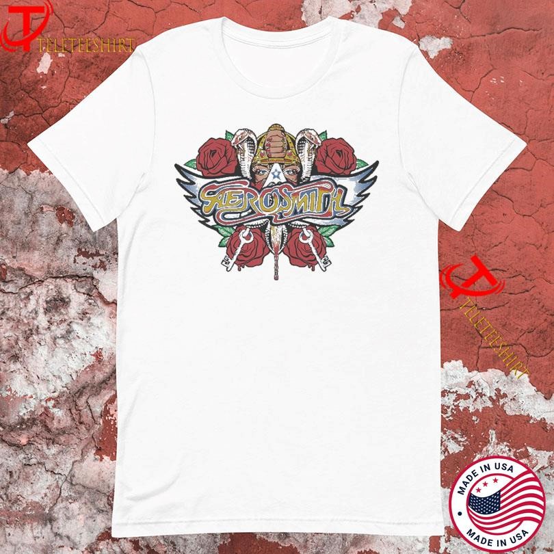 Aerosmith Permanent Shirt, Aerosmith Permanent Vacation Tour 1988 Rose Keys T-Shirts