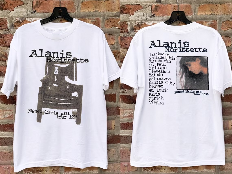 1996 Alanis Morissette Jagged Little Pill Tour T-Shirt