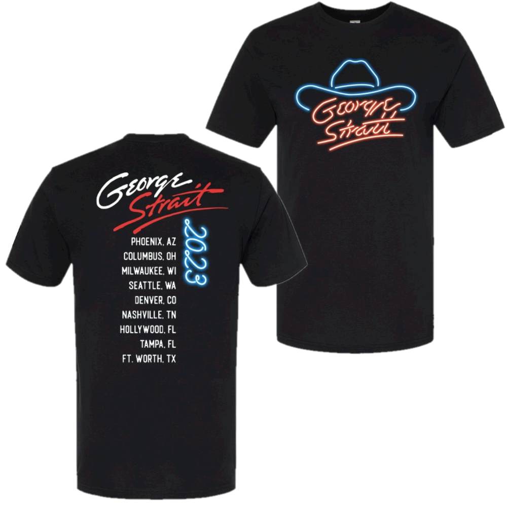 2023 Neon Hat Tour tee