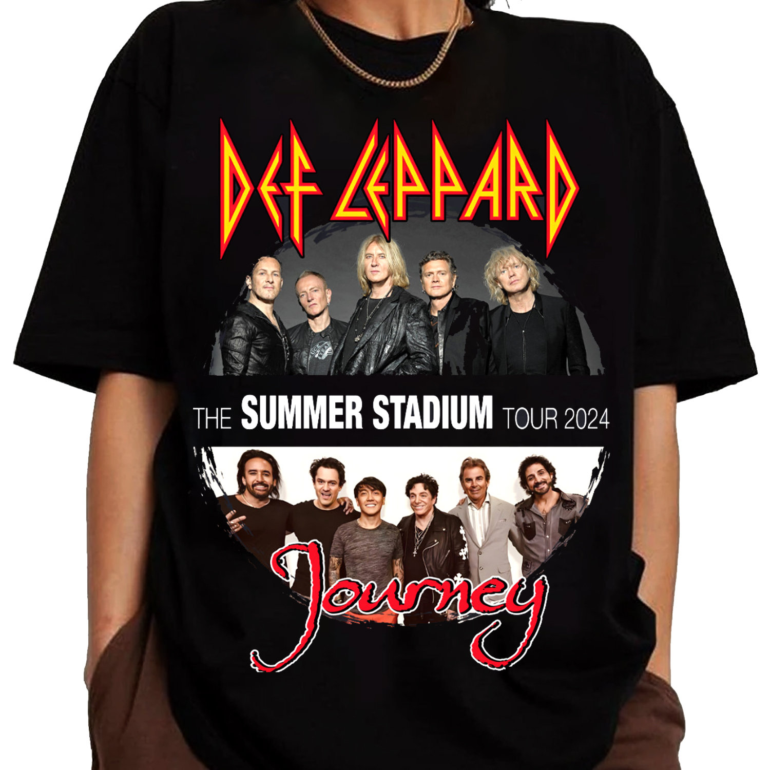 2024 Def Leppard And Journey Tour Shirt, Premium Shirt, Music Shirt, Fan Shirt, Tour Shirt