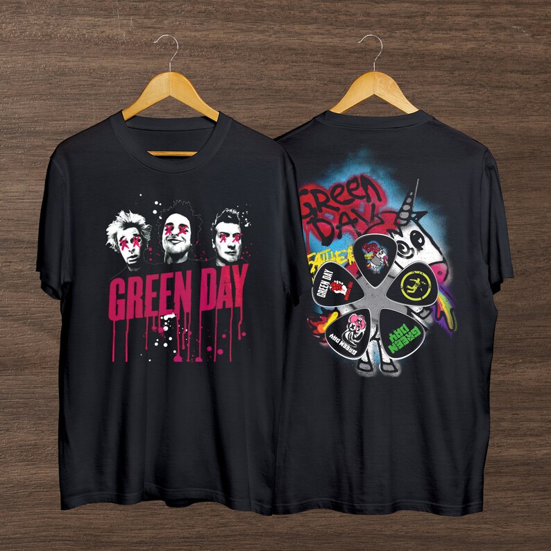 2024 Green Day Music Concert Tour T-Shirt, Vintage Green Day T-Shirt, Green Day Throwback 90S Shirt