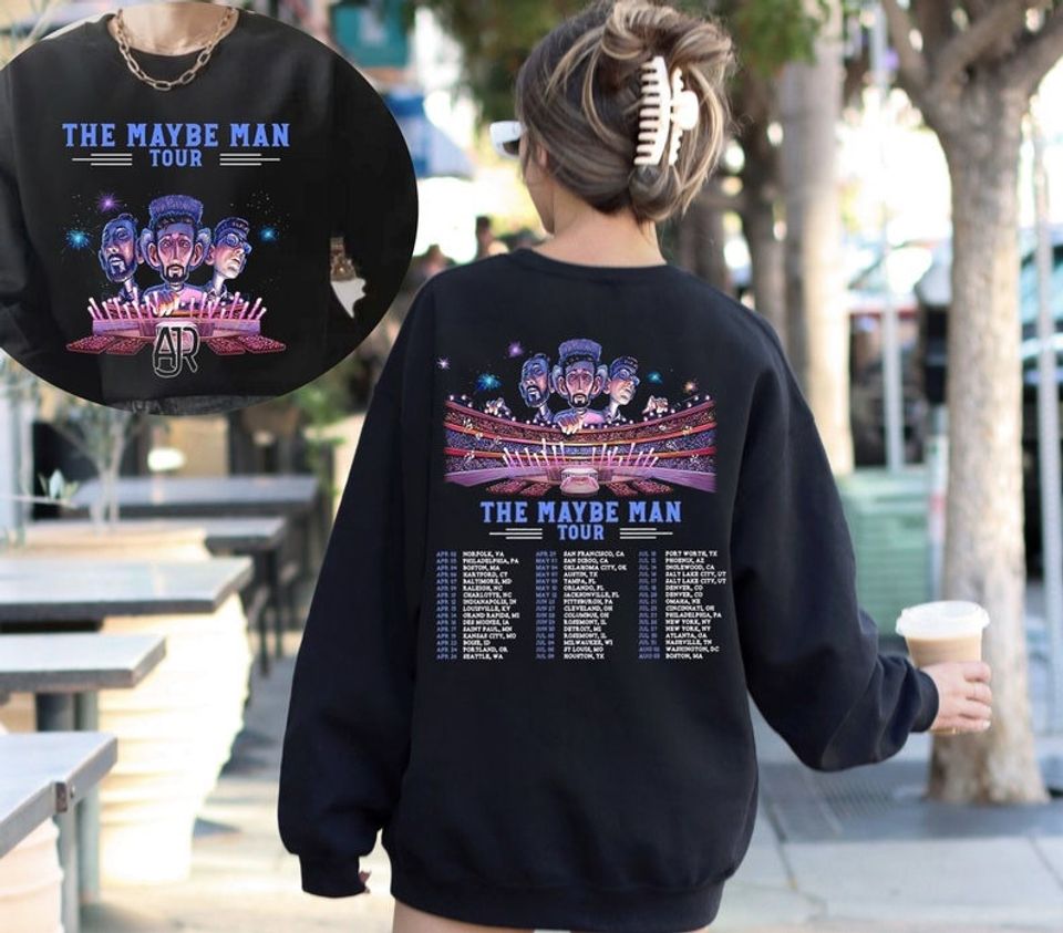Ajr The Maybe Man Tour 2024 Shirt, Ajr Band Concert Shirt, Ajr 2024 Tour Shirt, Ajr Brothers Logo Shirt