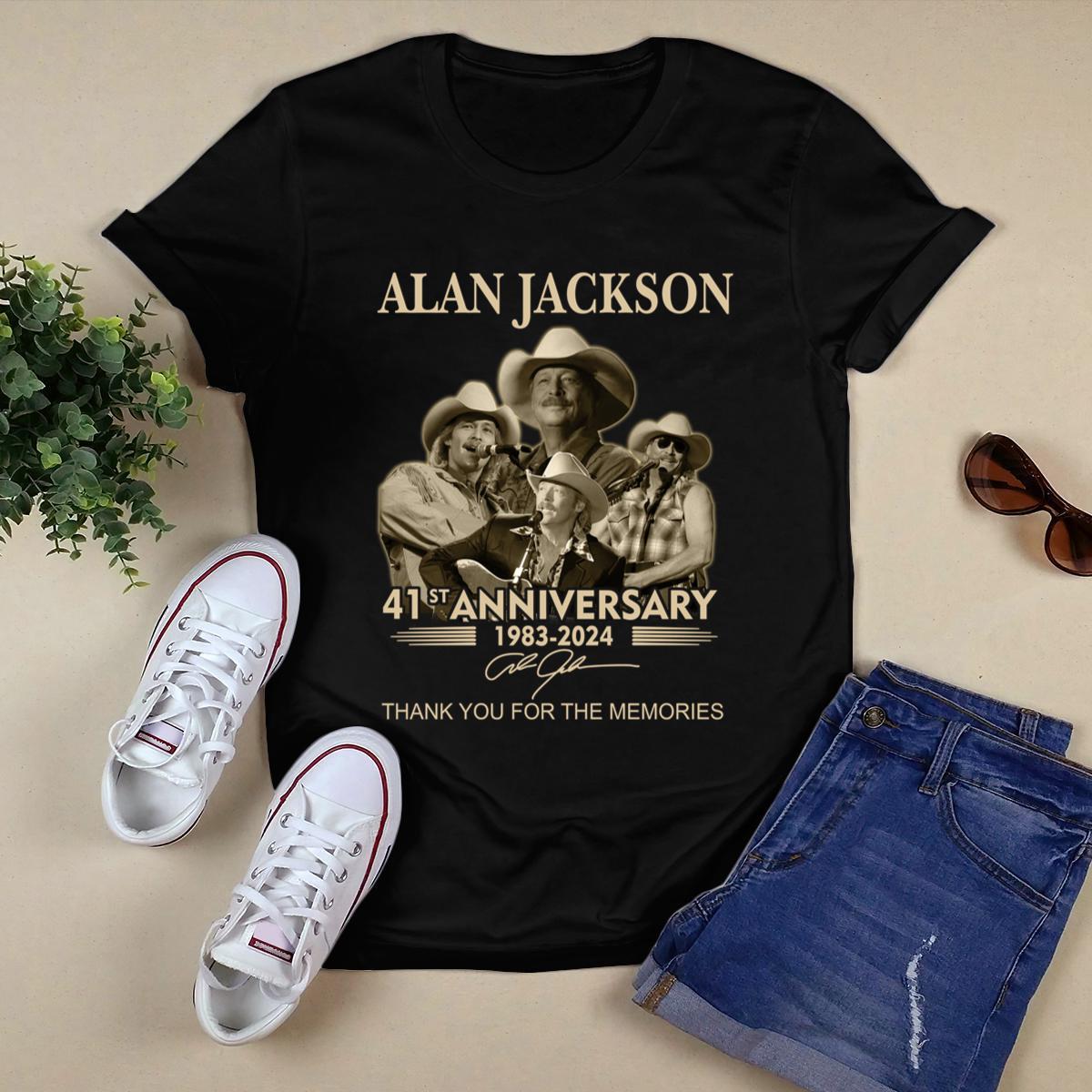 Alan Jackson Music Singer 2024 Shirt, Alan Jackson Tour 2024 Shirt 