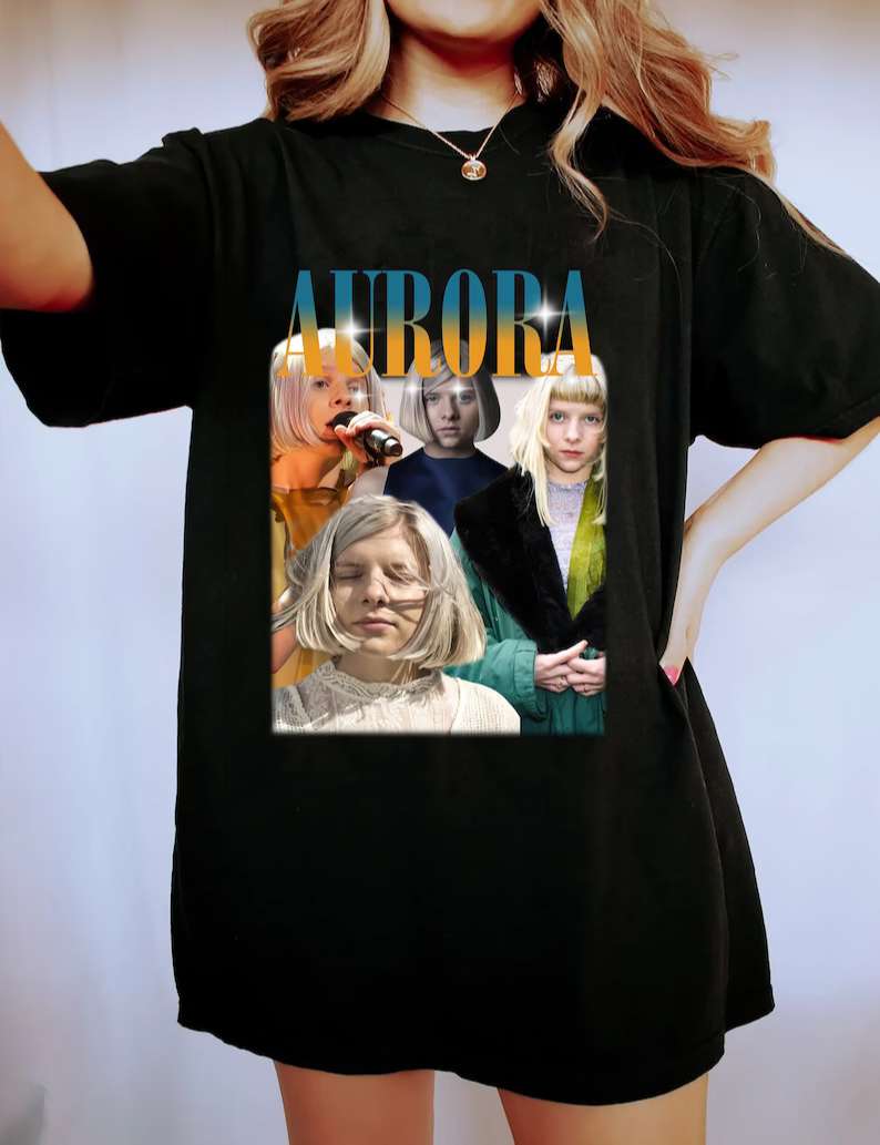 Aurora Singer Shirt, Premium Shirt, Music Shirt, Fan Shirt, Singer Shirt