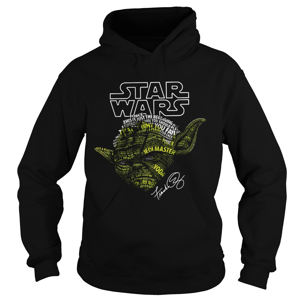 Baby Yoda Hoodie, Yoda Star Wars Force This Is Just The Beginning Signature Hoodie