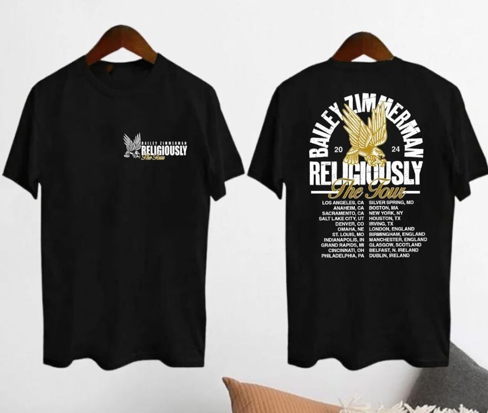 Bailey Zimmerman 2024 Tour - Double Side Shirt, 2024 Shirt