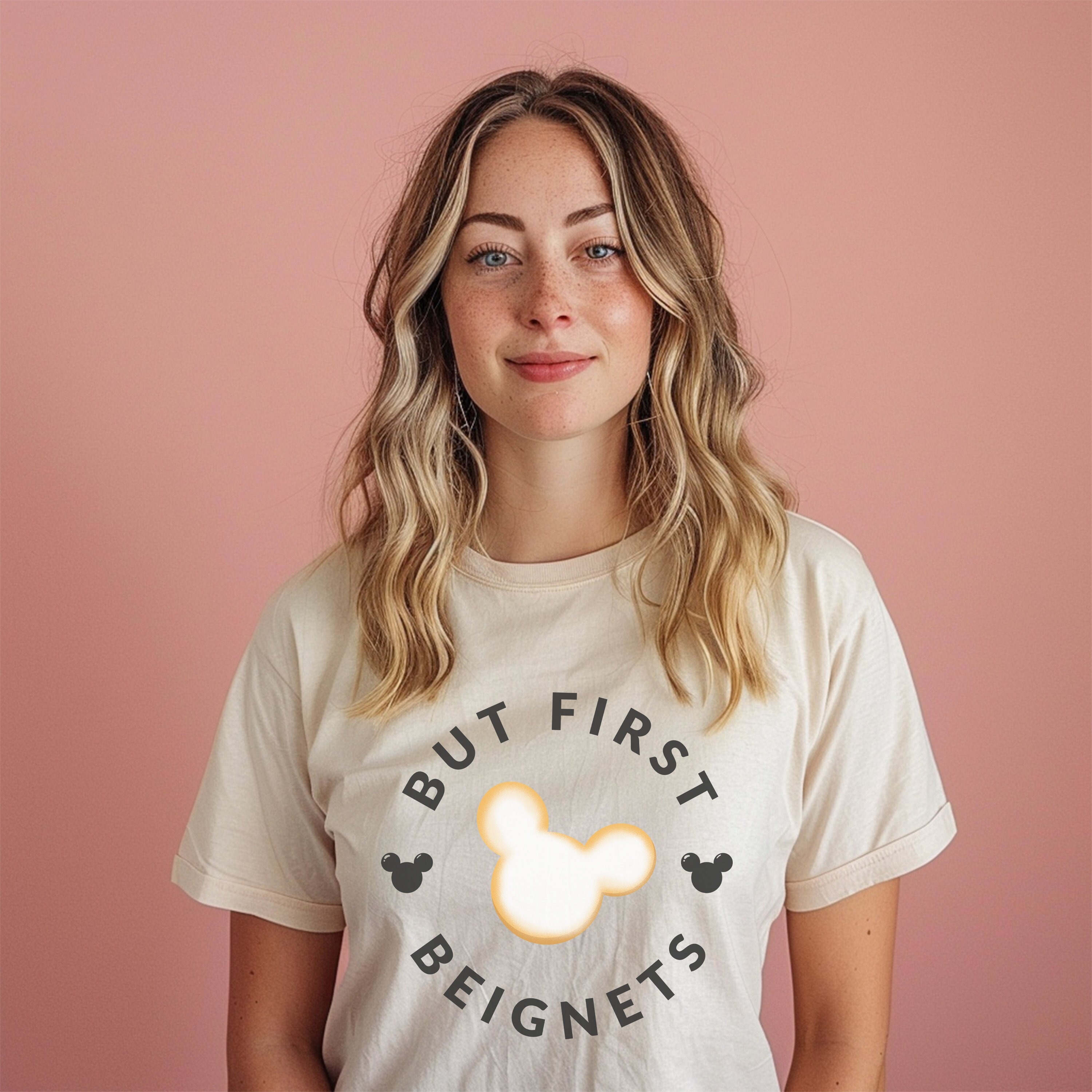 Beignets Tee, Disney Food, Disney Vacation Shirt, Disney Shirts, Comfort Light T-Shirt