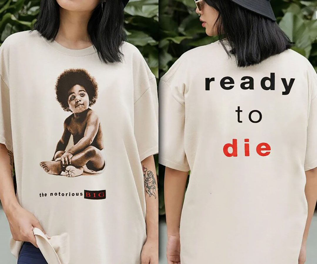 Biggie Ready To Die T-Shirt, Biggie Smalls T-Shirt, The Notorious Biggie Tee