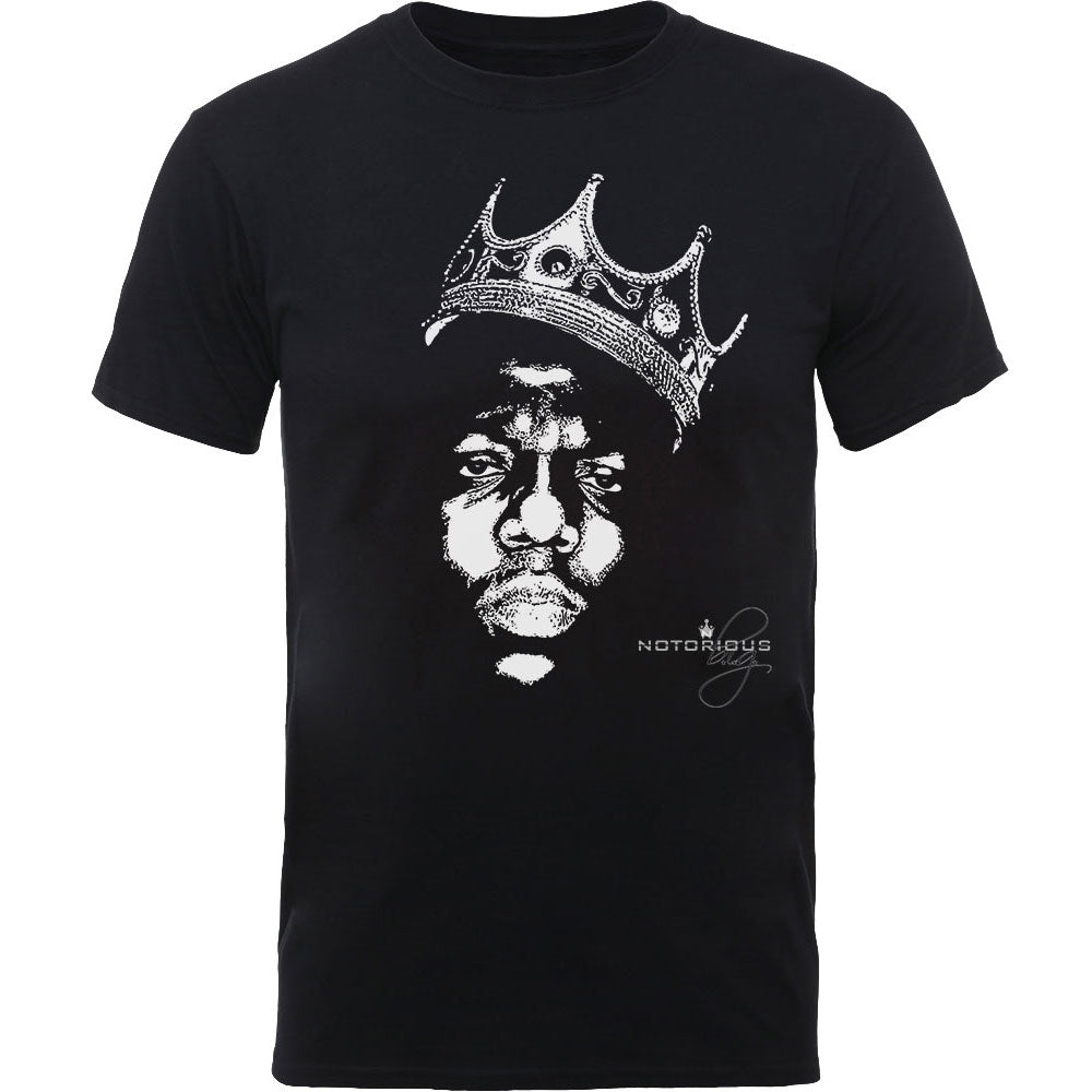 Biggie Smalls Adult T-Shirt - Crown Face