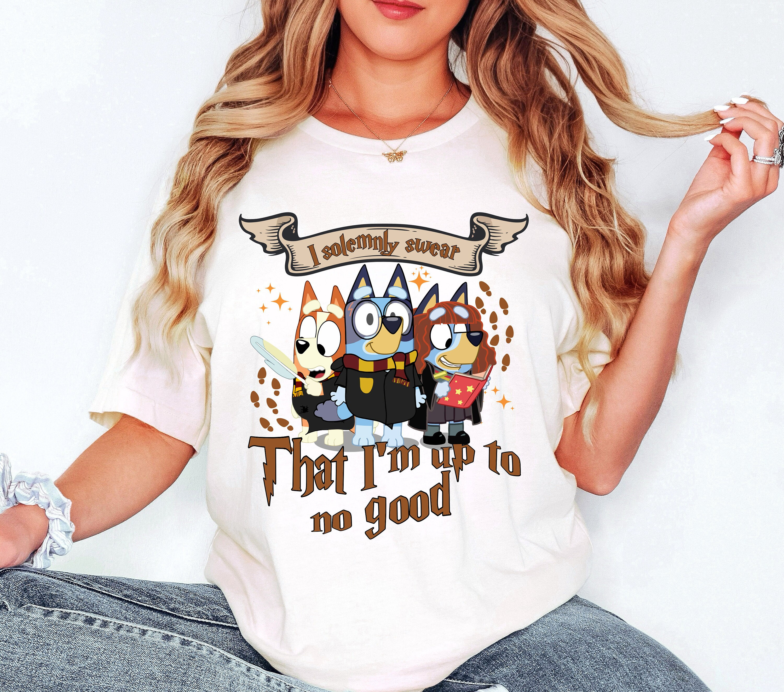 Blue Dog Friends Magic Wizards Shirt, Bluey Shirt, Disney Shirt