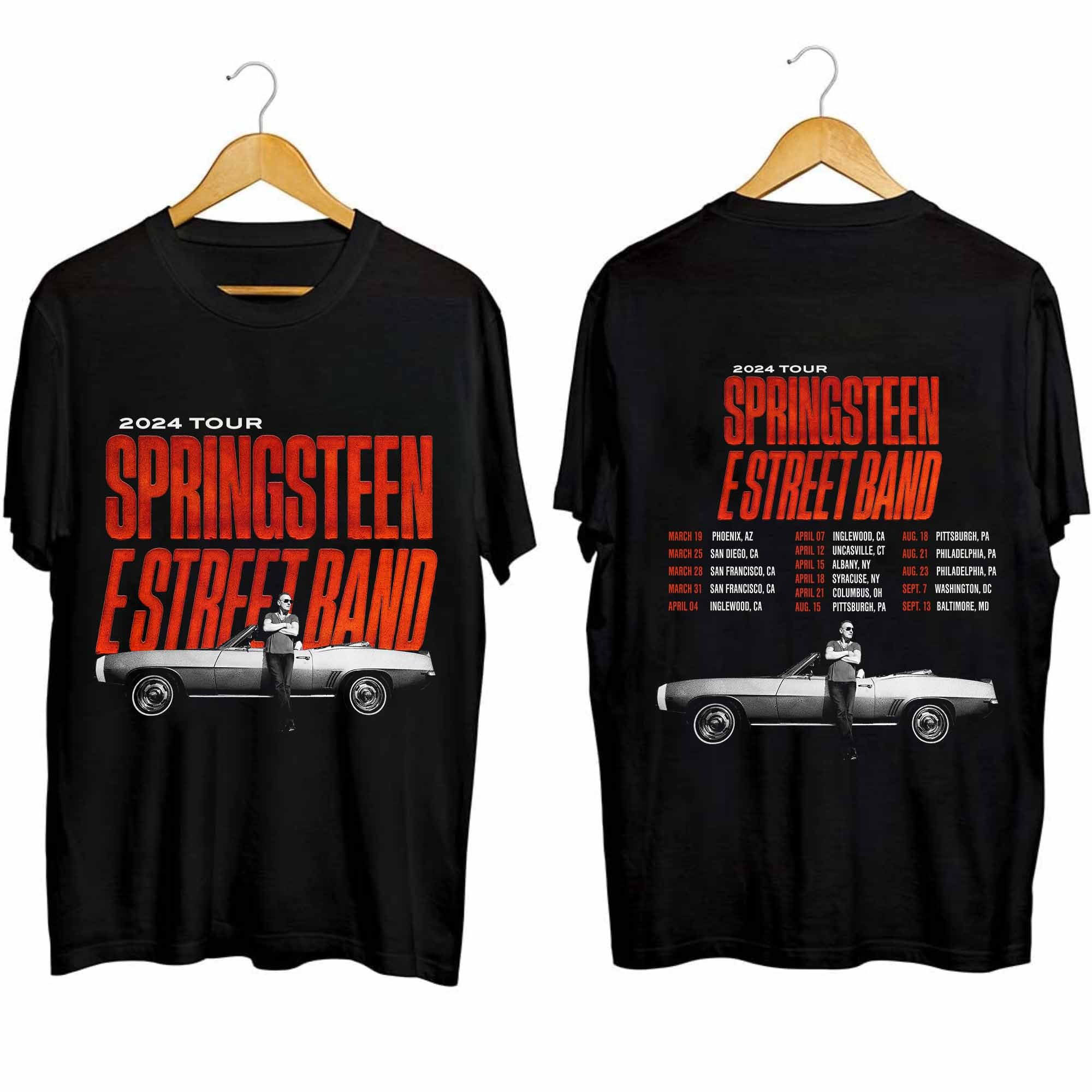 Bruce Springsteen 2024 Tour Shirt, Premium Shirt, Fan Shirt, Tour Shirt
