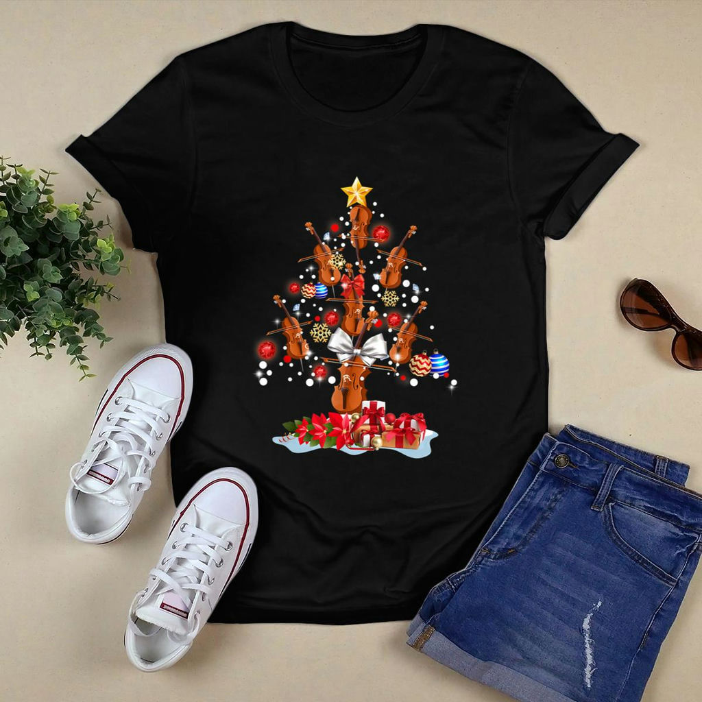 Cello Christmas Tree Cello Music Lover Christmas Cello For Cello Lover Cello Player Cello Shirt, Premium Shirt