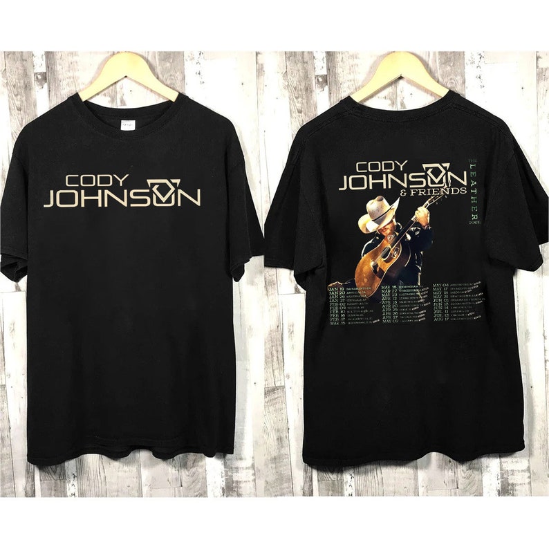 Cody Johnson The Leather Tour 2024 Shirt, Premium Shirt, Ablum Music Shirt, Fan Shirt