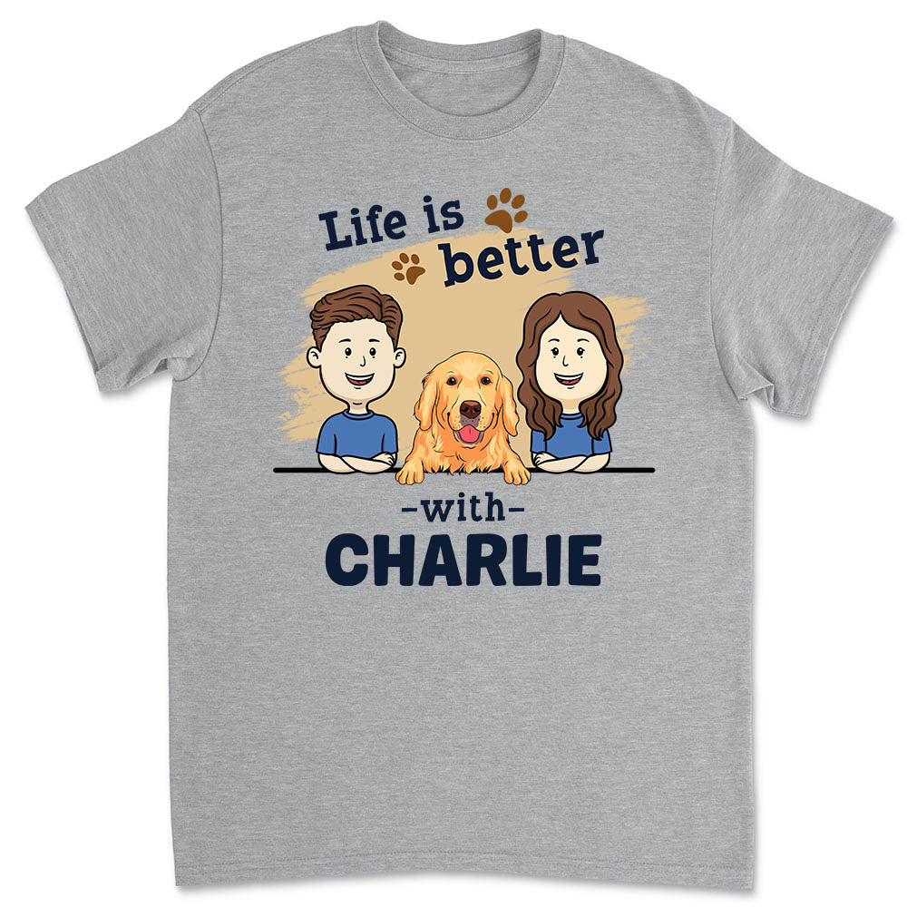 Couple With Pet T-Shirts