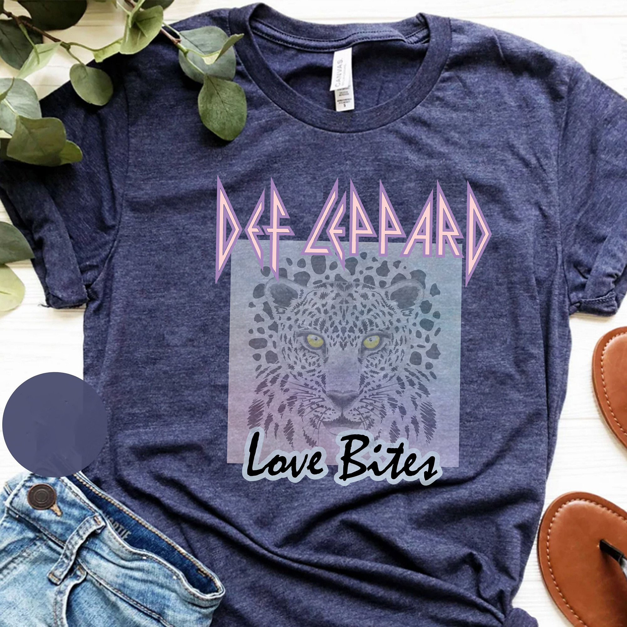 Def Leppard Shirt, Rock Band Shirt, Vintage Def Leppard Shirt