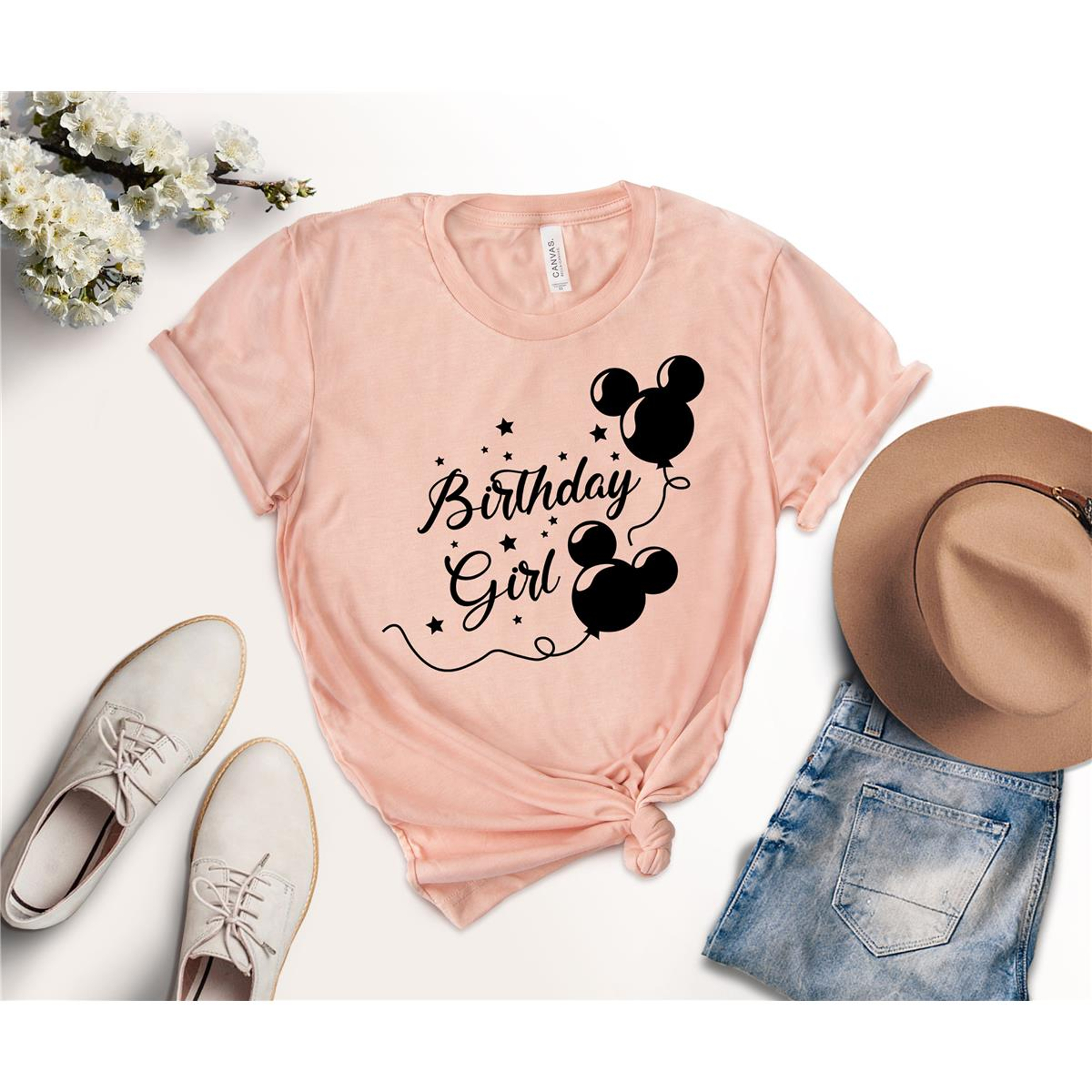 Disney Birthday Girl Shirt, Disney Shirt, Mickey Mouse Shirt
