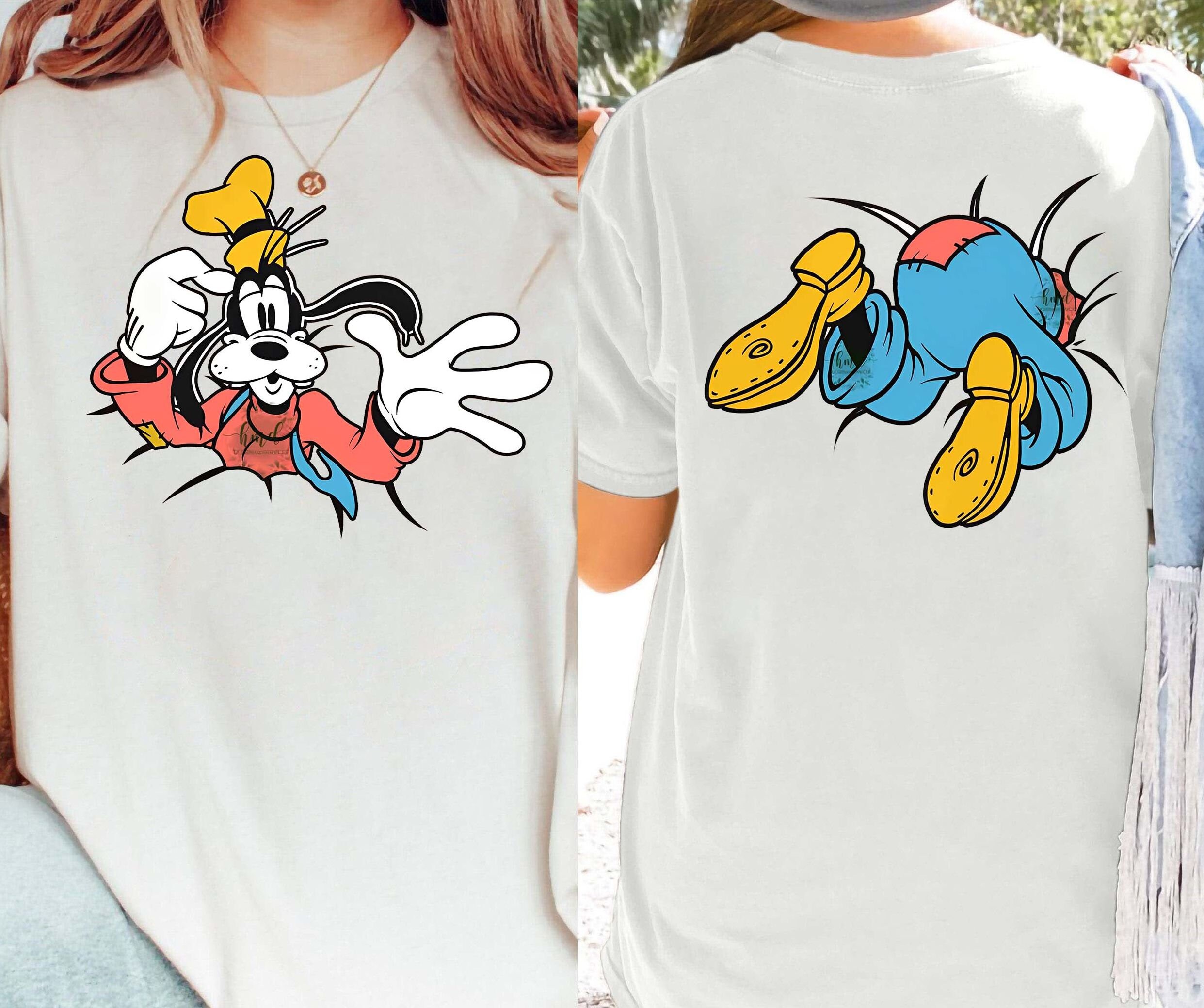 Disney Goofy Portrait 2-Sided Shirt , Vintage Magic Kingdom Tshirt