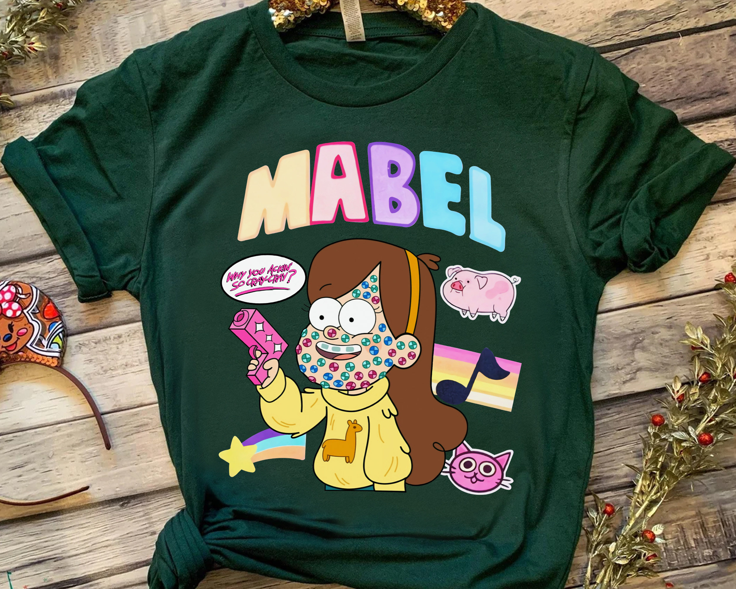Disney Gravity Falls Mabel Pines Craft Styles Retro Shirt, Disney Tshirt