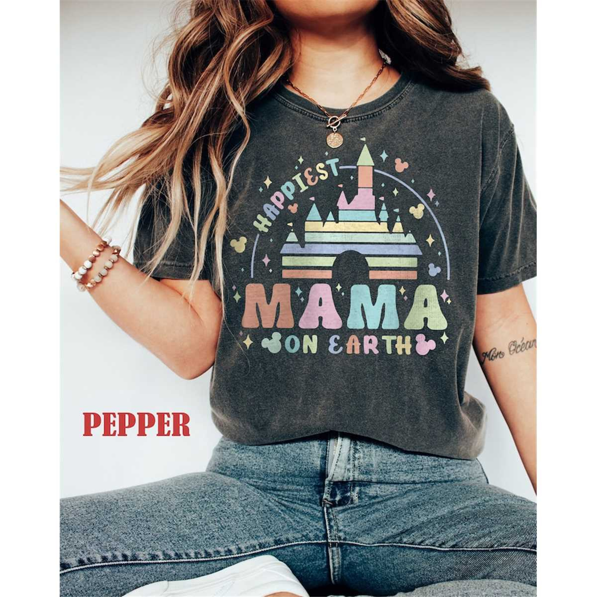 Disney Happiest Mama On Earth Shirt, Disney Shirt, Mickey Mouse Shirt