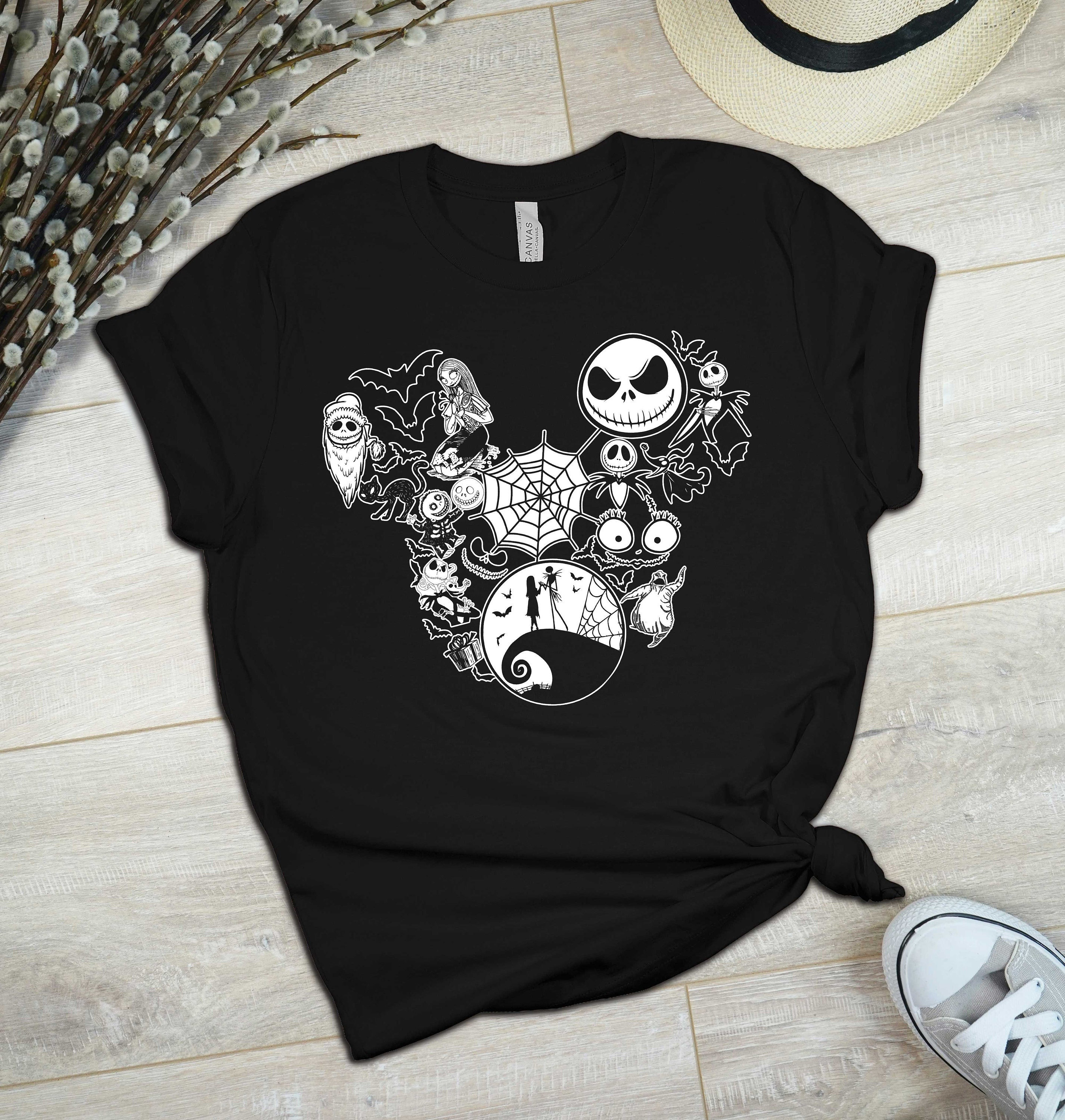 Disney Jack And Sally Shirt, Disneyland Halloween Jack Skellington Shirt,Disney Tshirt