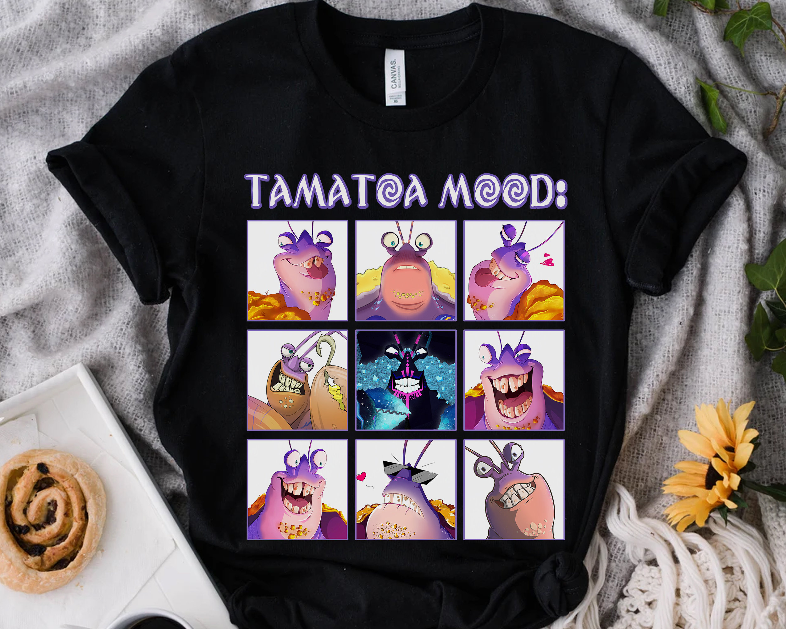 Disney Moana Tamatoa Mood Emotion Of Tamatoa Cute Face Unisex Disney Tshirt