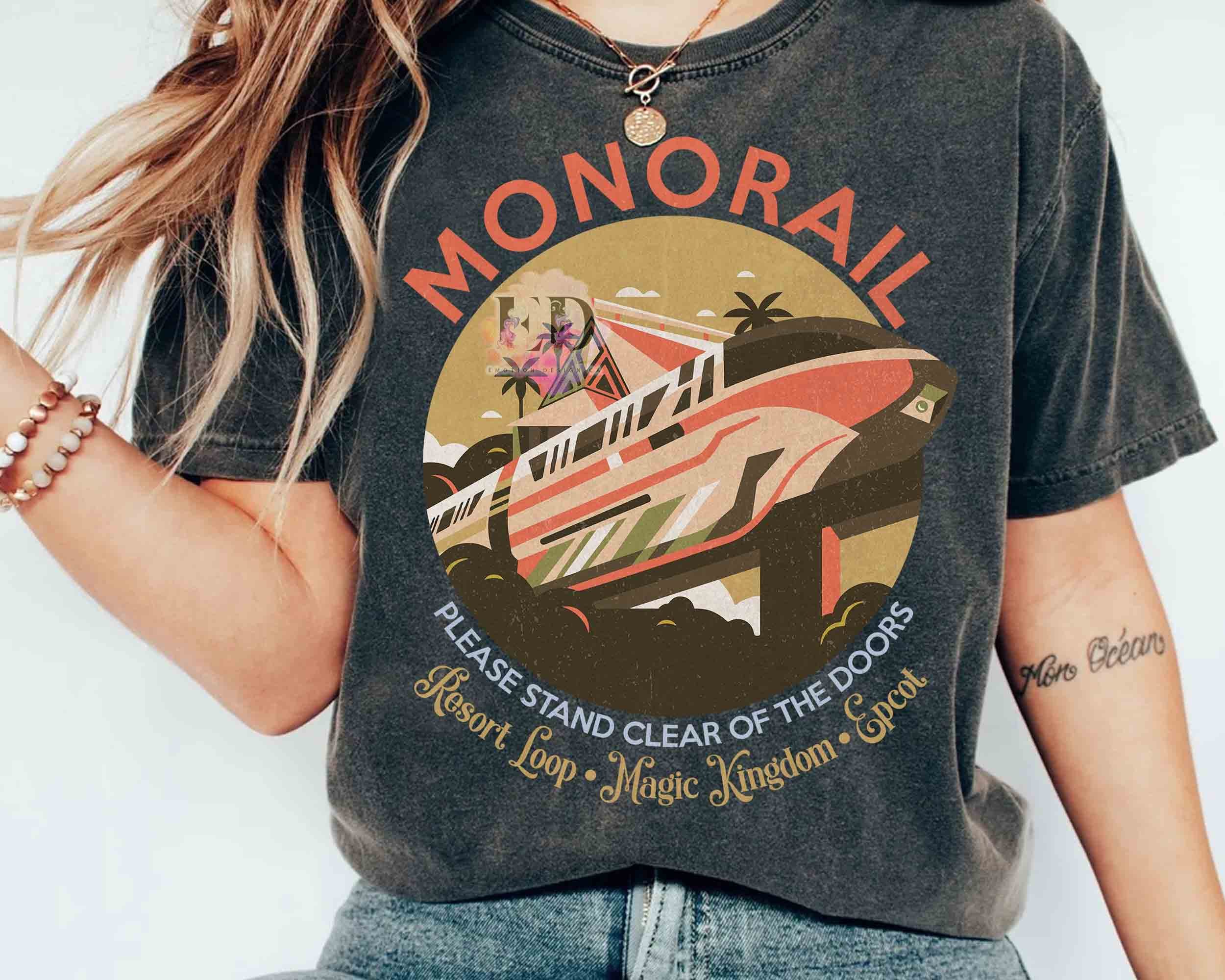 Disney Monorail Ride Vintage T-Shirt, Mickey Friends Traveler Tee, Disney Tshirt