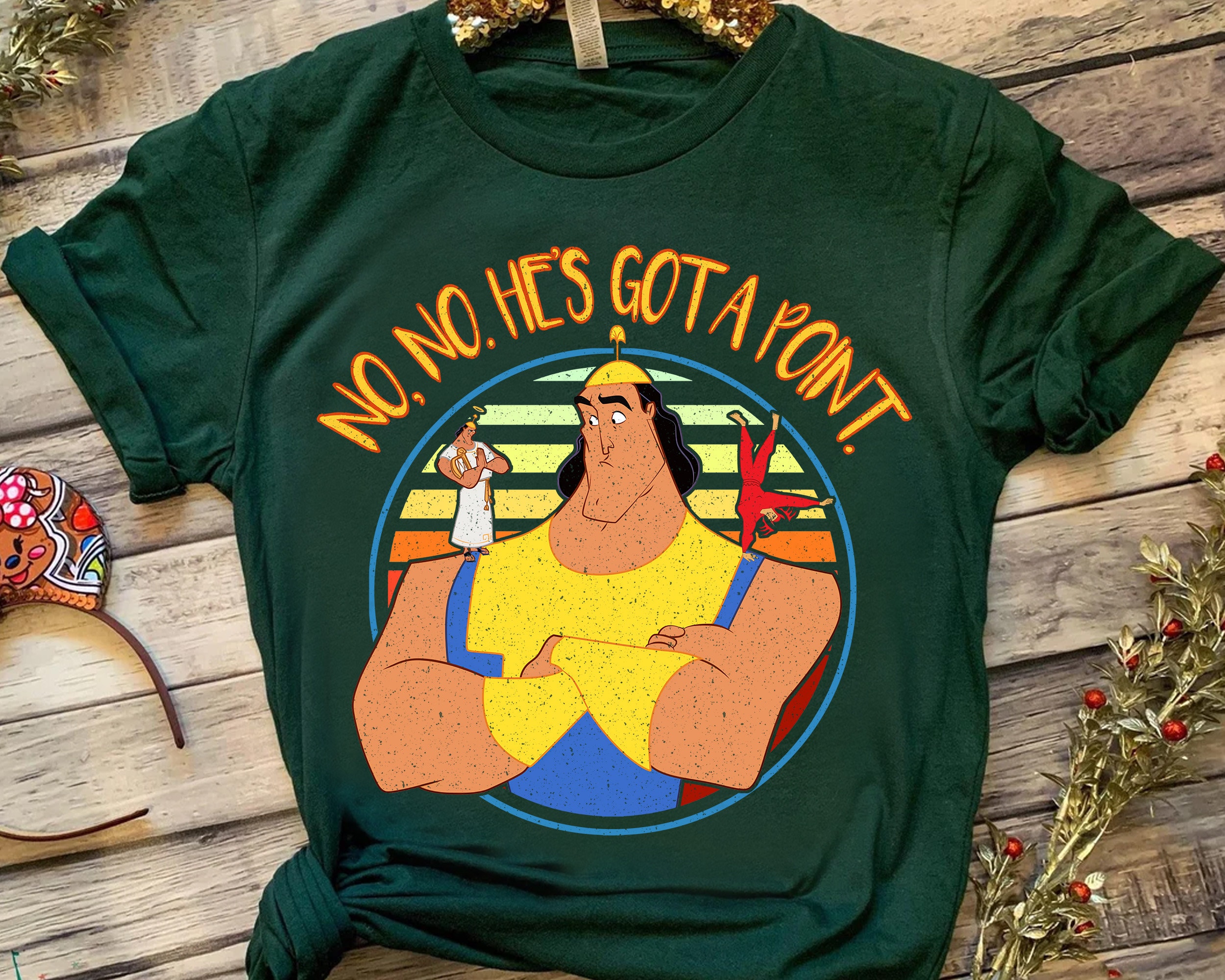 Disney The Emperors New Groove Kronk Angel & Devil Quotes Retro Shirt, Disney Tshirt