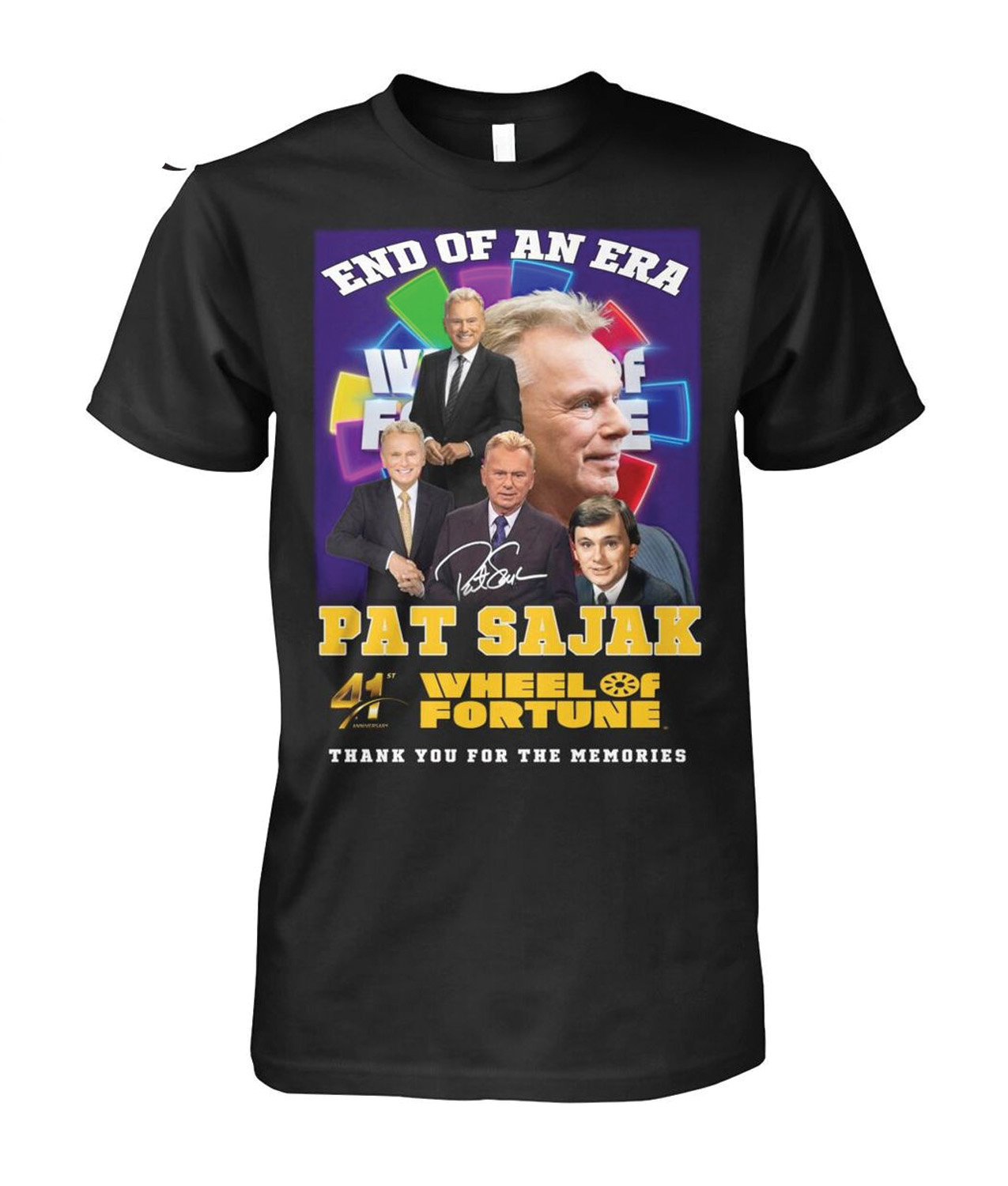 New End Of An Era Pat Sajak 41St Shirt