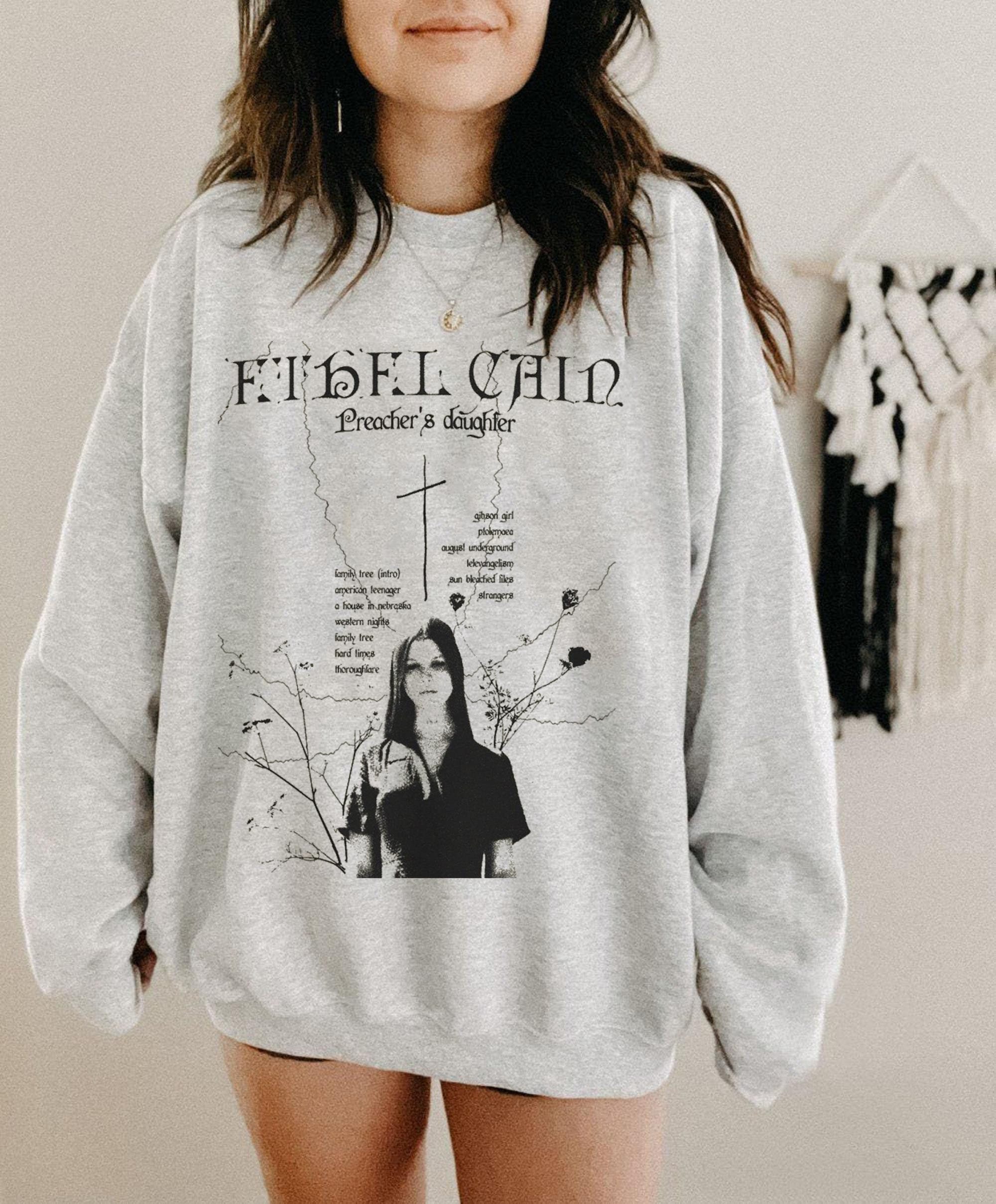 Ethel Cain Inspired Sweatshirt,Preacher Daughter Album Sweatshirt