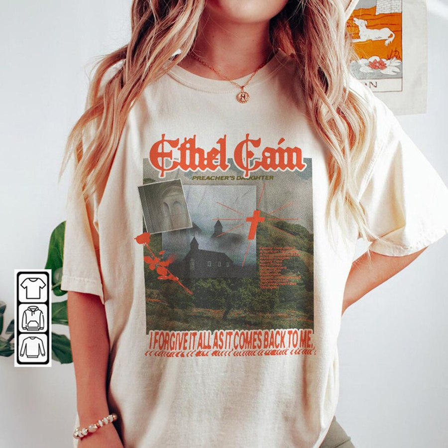 Ethel Cain Music Shirt, Preacher Daughter Album Merch 8, Ethel Cain Tshirt