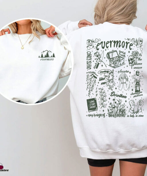New Evermore Album Song Titles Taylor Swift Sweatshirt Taylors Verison Sweatshirt